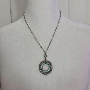 Betsy Johnson silver necklace